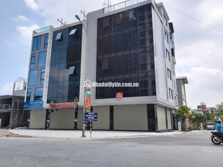 Cho thuê nhà MP Ngô Xuân Quảng.Gia Lâm, Hà Nội, 100m2x6T, MT 8m, thang máy, tầng hầm, PCCC vị trí KD đắc địa
